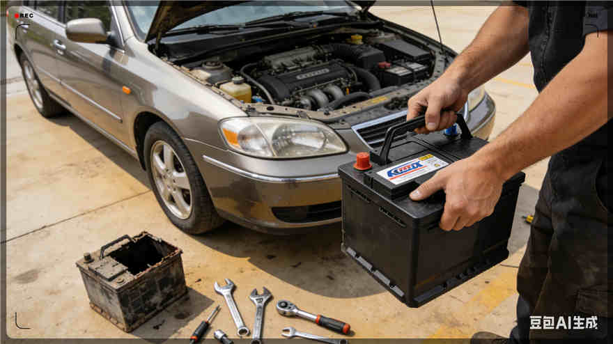 巴林左旗汽车换电瓶电话【案例】